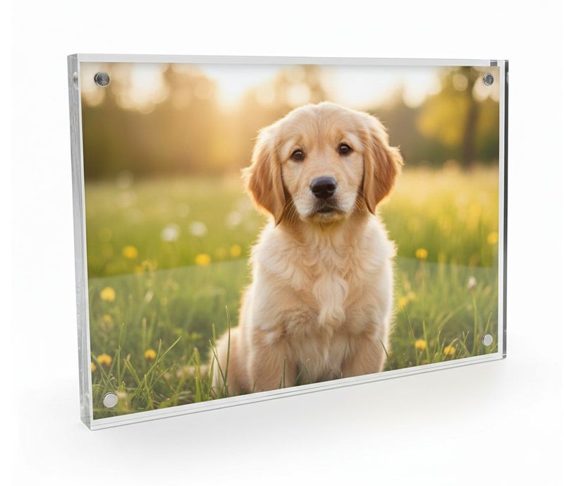 Creative Planet 4R Acrylic Photo Frame. An Elegant Picture Frame of High Clarity, Modern Stylish & Transparent. Organize and Protect Your Photos, Great Gift for Birthday, Girlfriend, Husband, Wife. - Image 2
